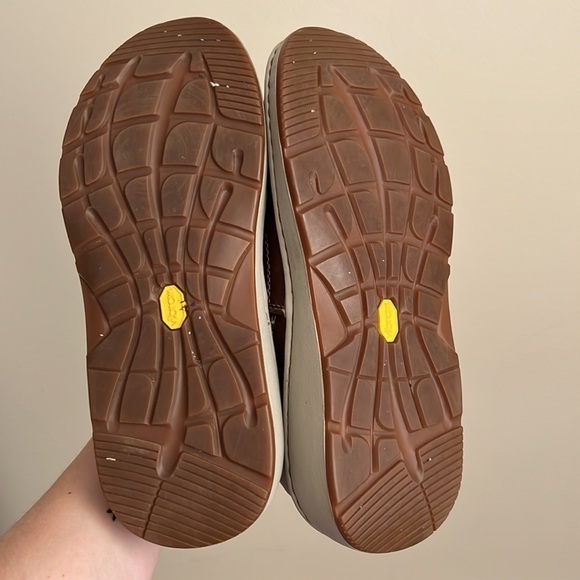 Chaco Zaagh Vibram Gunnison Shiitake Leather Slip On Shoes - Picture 5 of 9